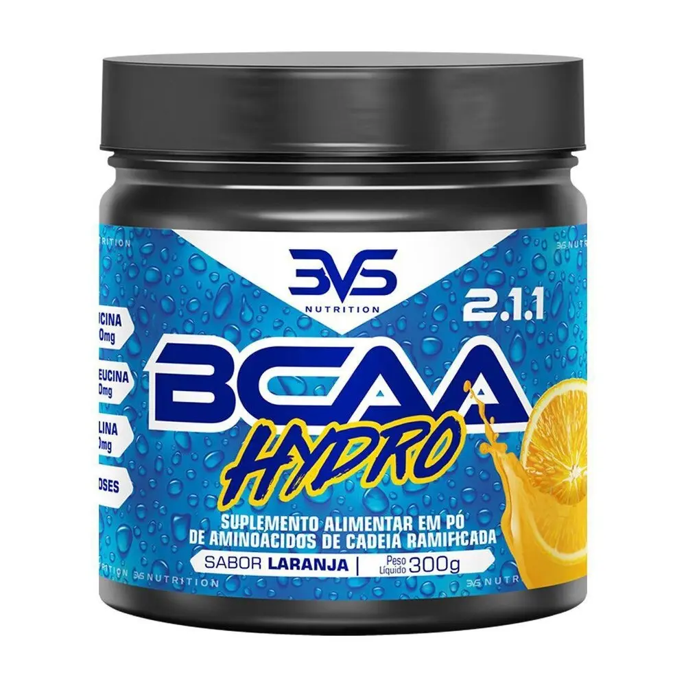 3vs BCAA HYDRO 300GLARANJA - 3VS - BCAA HYDRO (300G) LARANJA - 3VS - 3VS